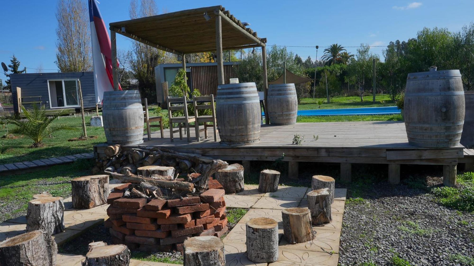 Cabanas Y Padel Tinycolchagua Cl Santa Cruz Esterno foto